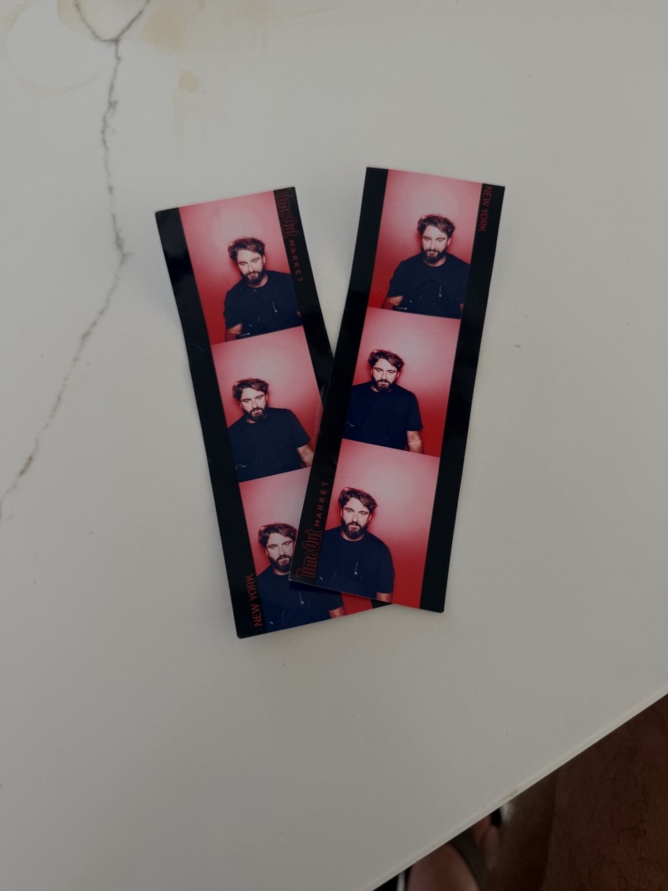 Printed photo strip